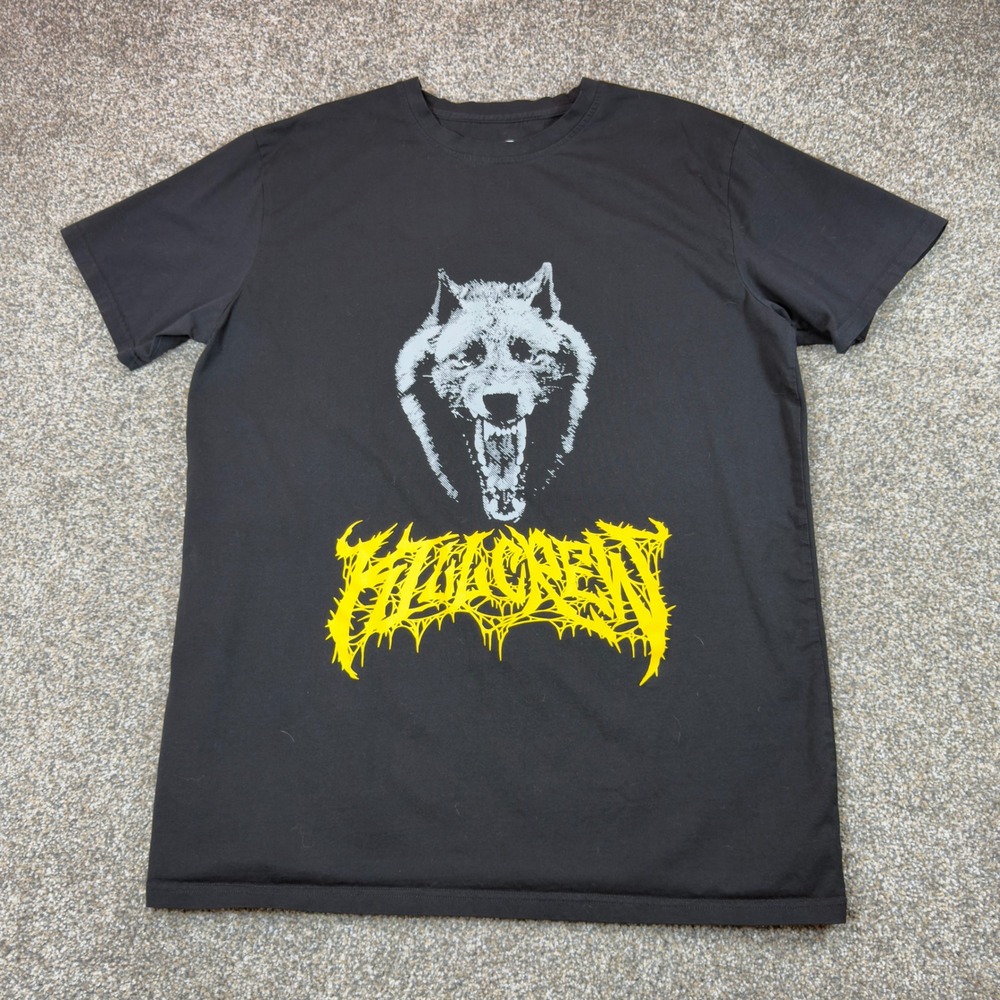 Kill Crew Porrada Series Vol 1 Wolf Graphic T-Shirt Mens XL Black Gym Streetwear